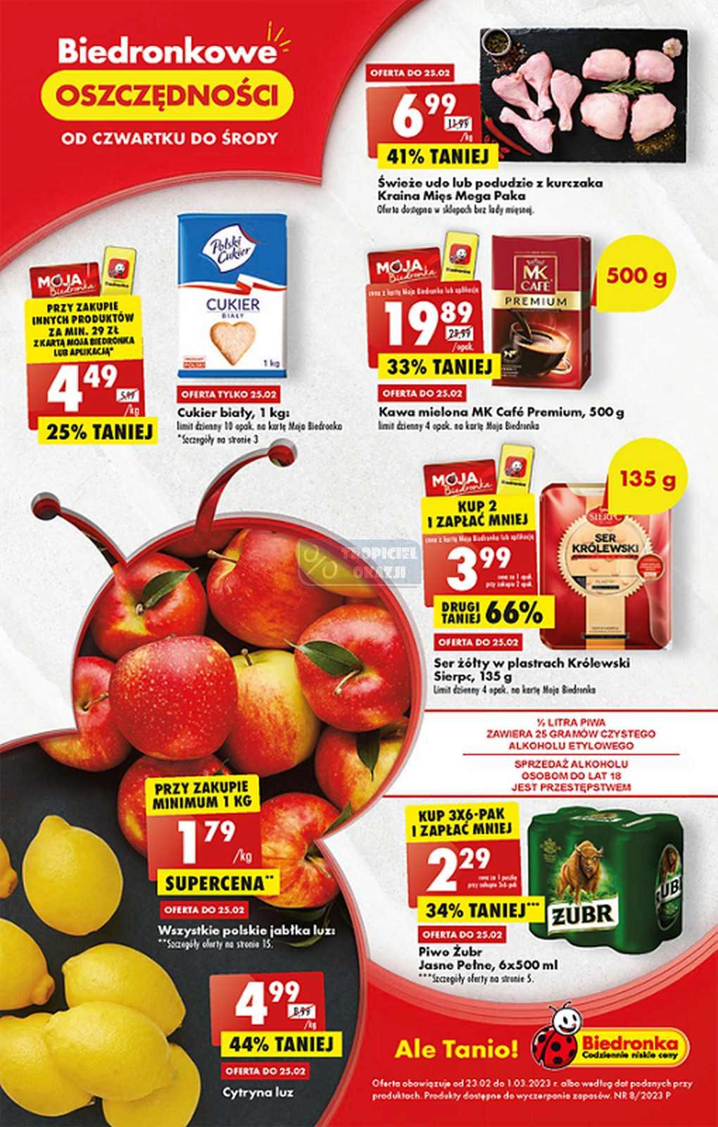 Gazetka promocyjna Biedronka str. 1