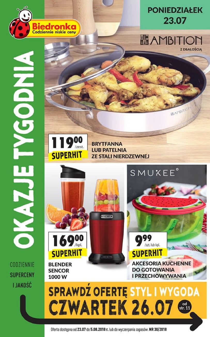 Gazetka promocyjna Biedronka str. 1