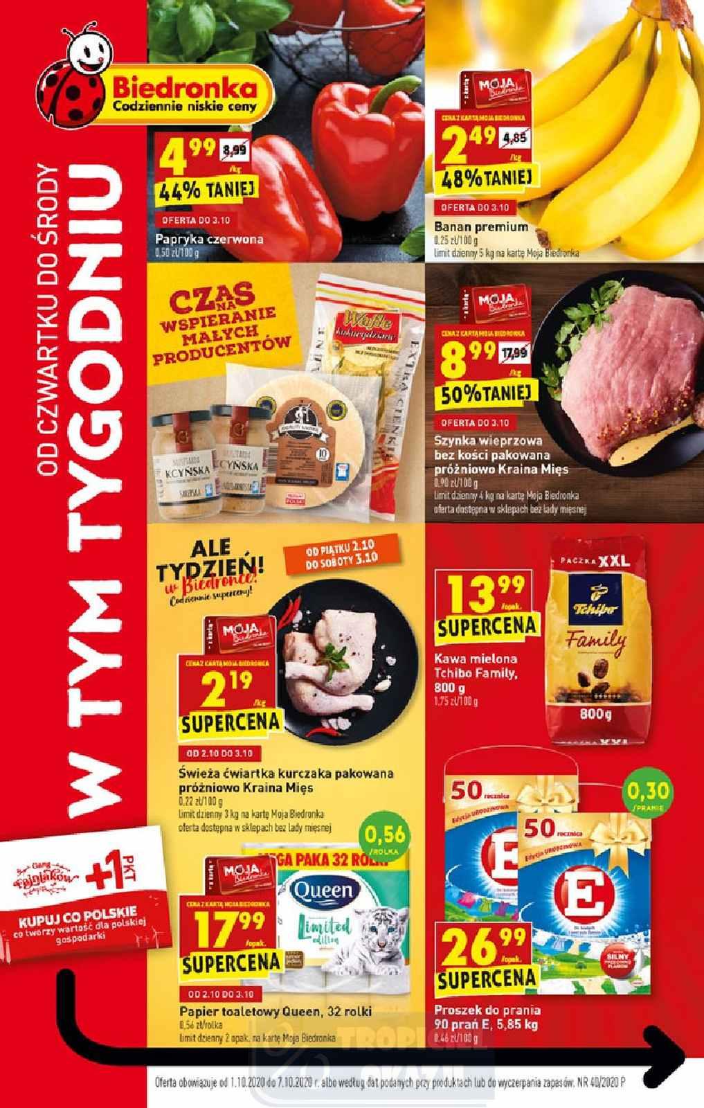 Gazetka promocyjna Biedronka str. 1