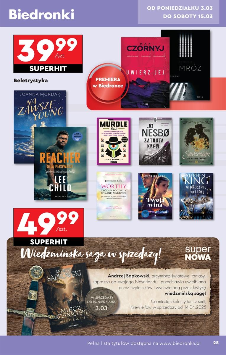 Gazetka promocyjna Biedronka str. 25
