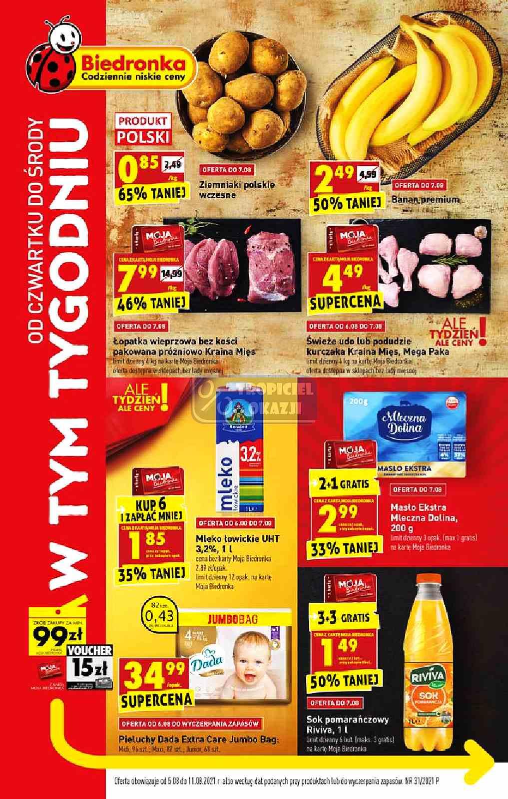 Gazetka promocyjna Biedronka str. 1