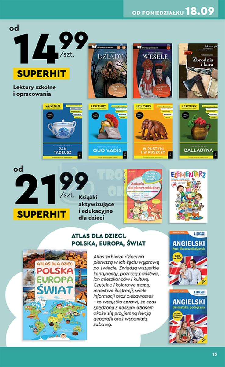 Gazetka promocyjna Biedronka str. 15