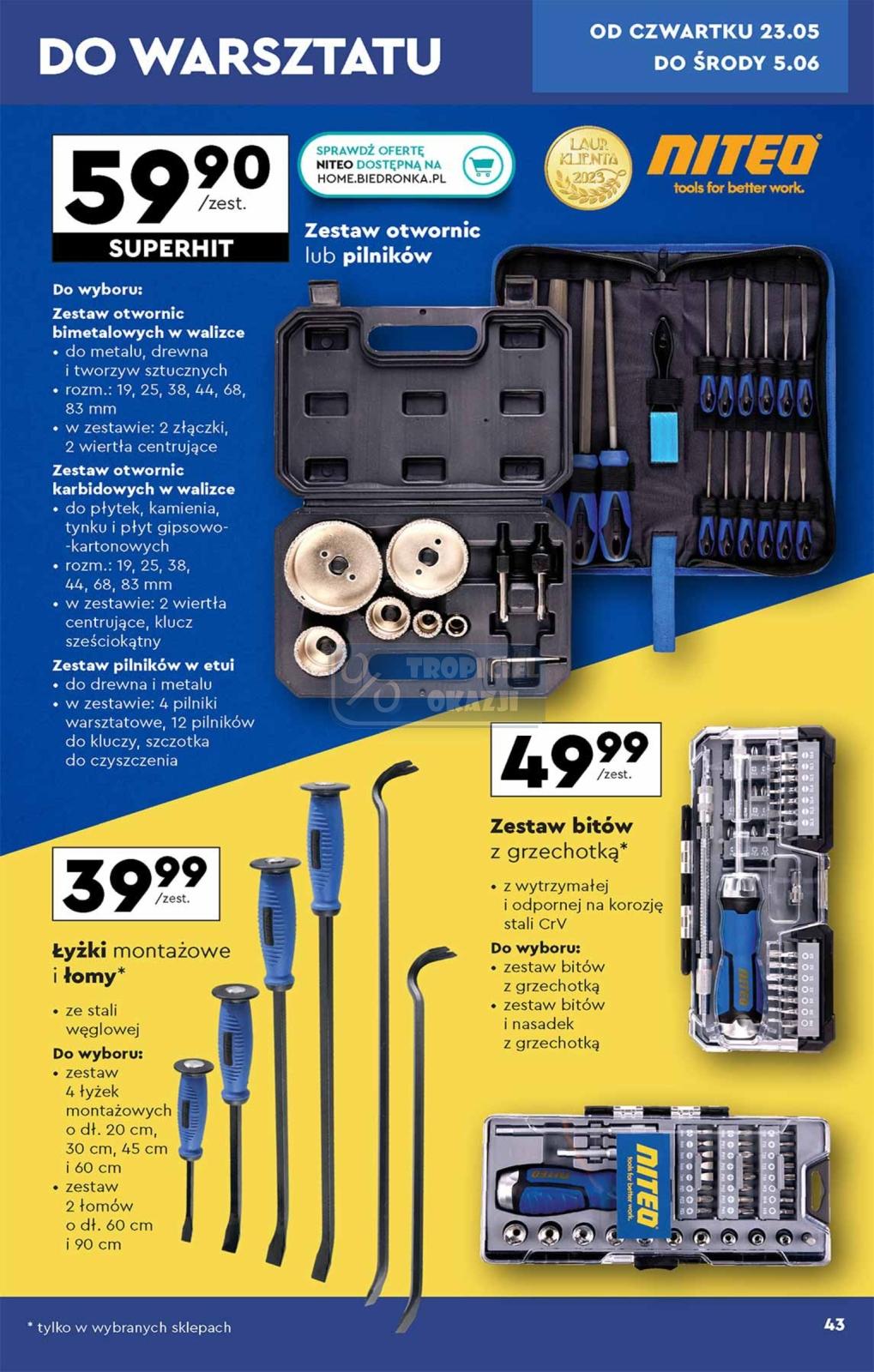 Gazetka promocyjna Biedronka str. 43