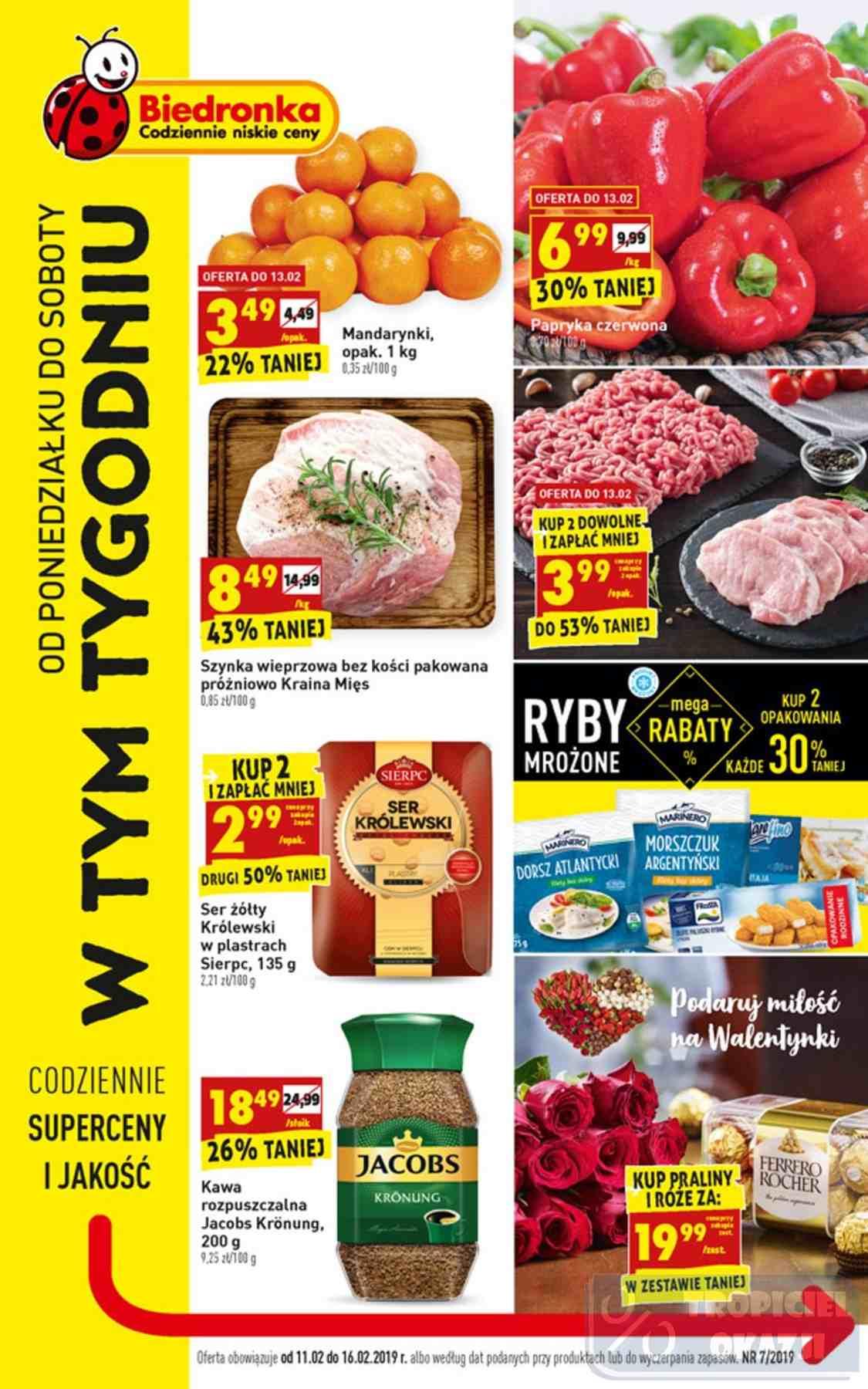 Gazetka promocyjna Biedronka str. 1