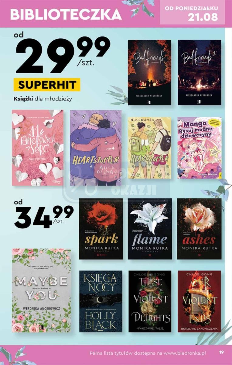 Gazetka promocyjna Biedronka str. 19