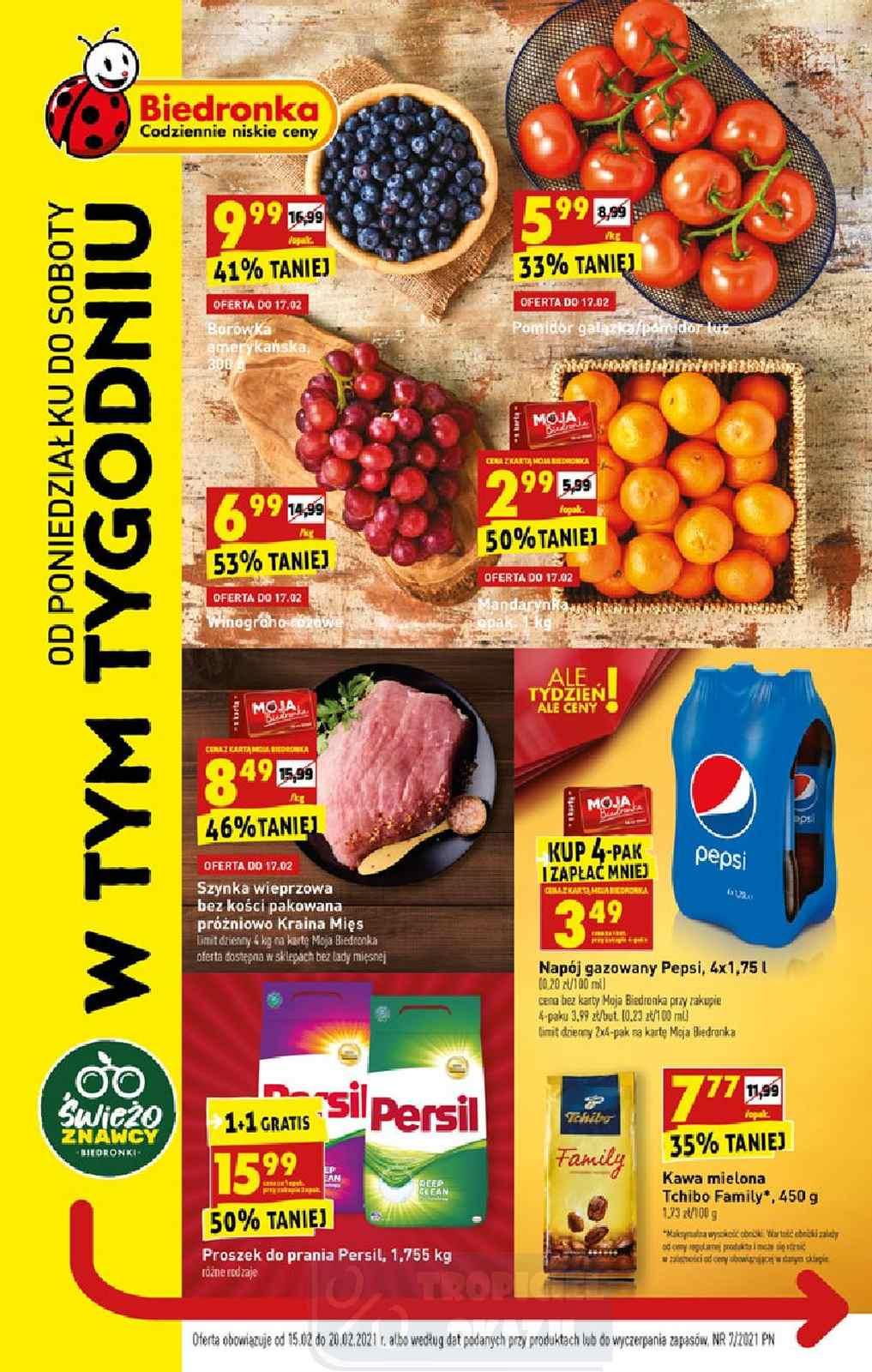 Gazetka promocyjna Biedronka str. 1