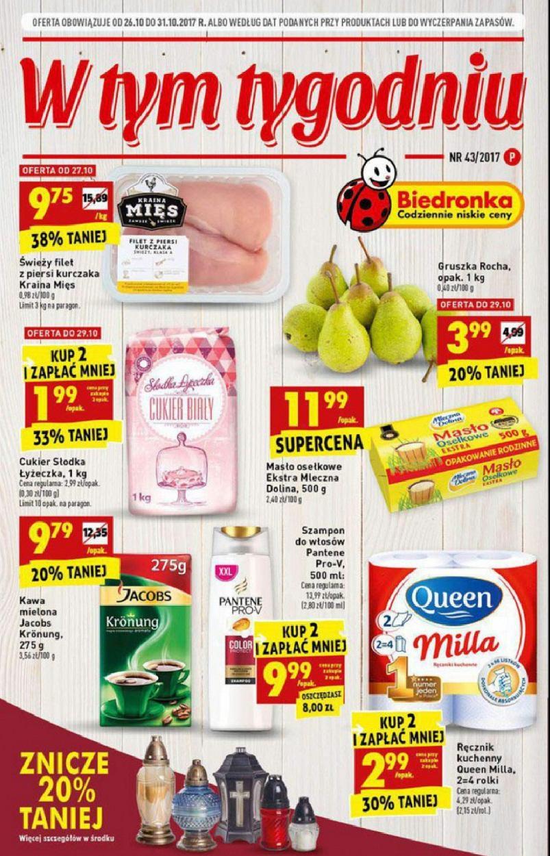 Gazetka promocyjna Biedronka str. 1