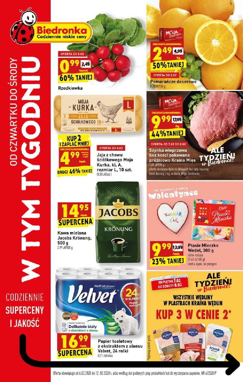Gazetka promocyjna Biedronka str. 1