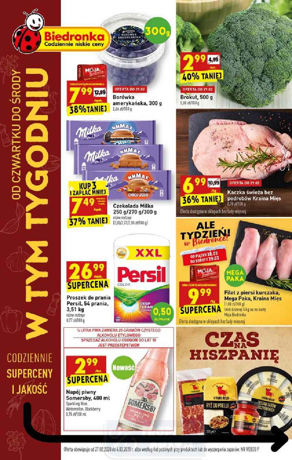 Gazetka promocyjna Biedronka str. 1