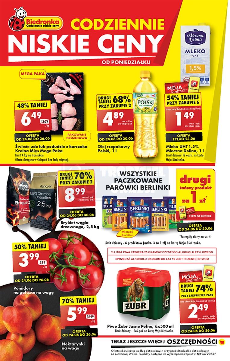 Gazetka promocyjna Biedronka str. 1