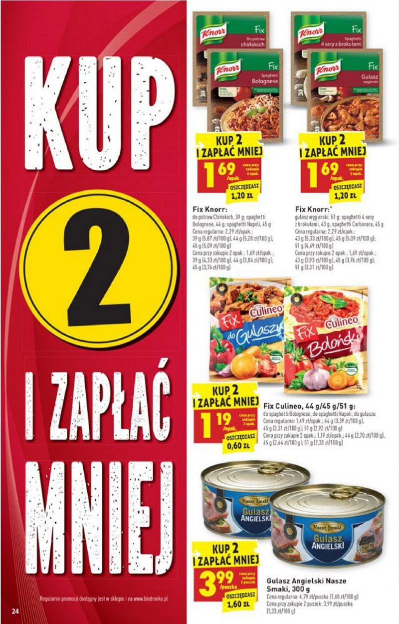 Gazetka promocyjna Biedronka str. 24