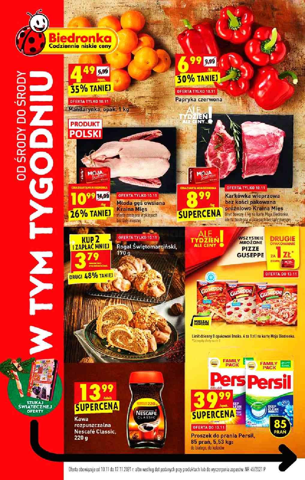 Gazetka promocyjna Biedronka str. 1