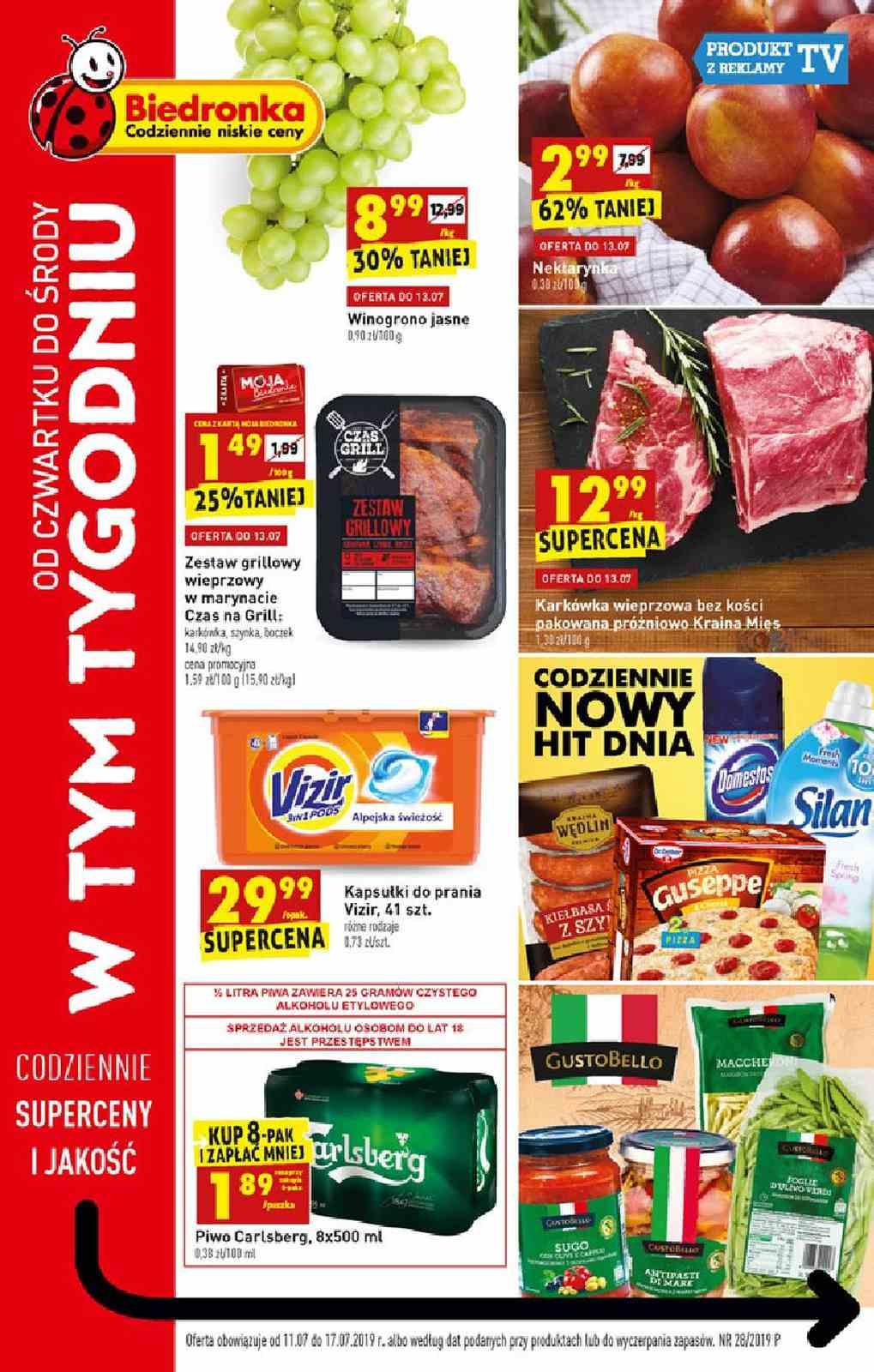 Gazetka promocyjna Biedronka str. 1