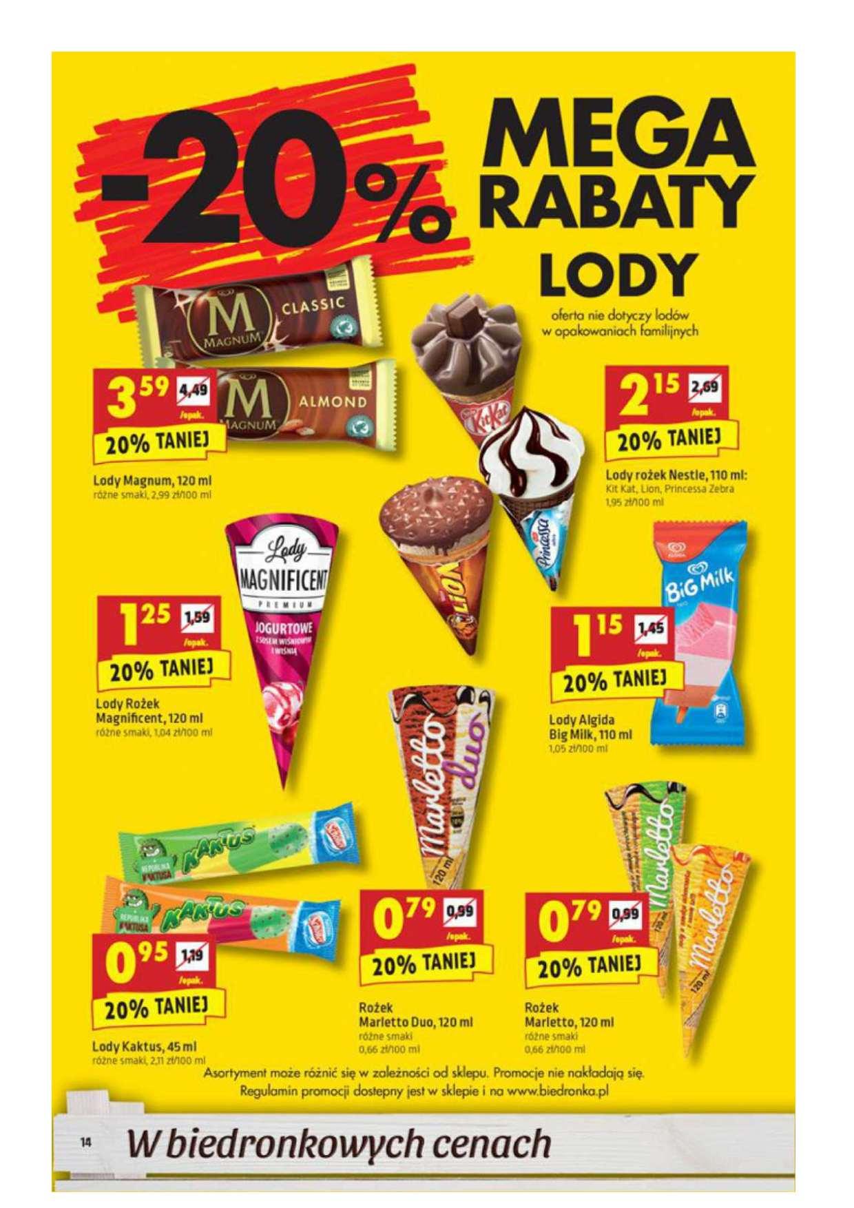 Gazetka promocyjna Biedronka str. 14