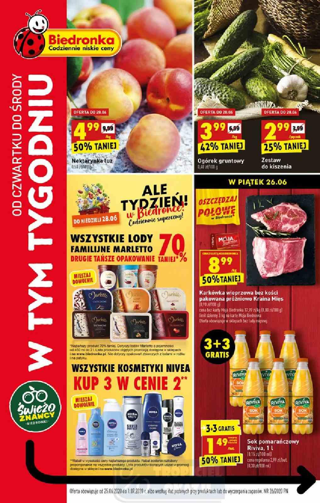 Gazetka promocyjna Biedronka str. 1