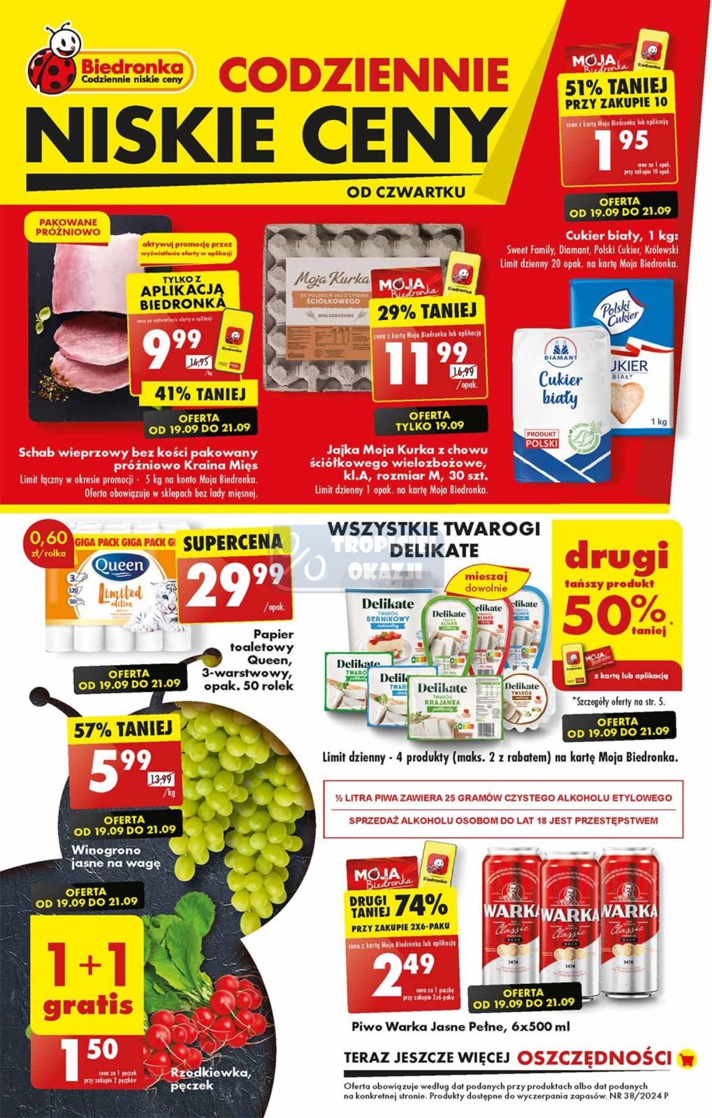 Gazetka promocyjna Biedronka str. 1