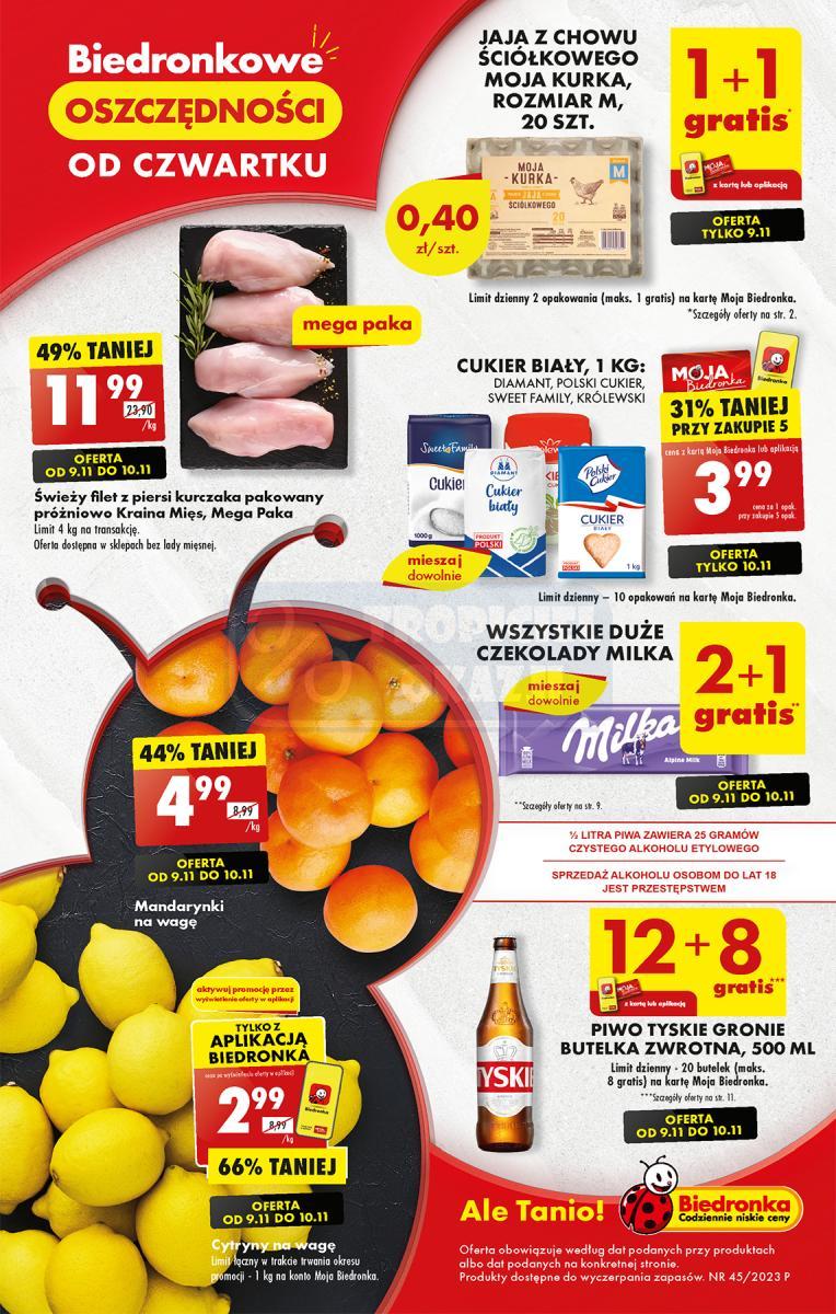 Gazetka promocyjna Biedronka str. 1