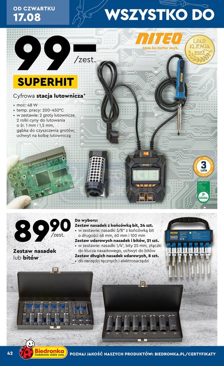 Gazetka promocyjna Biedronka str. 42