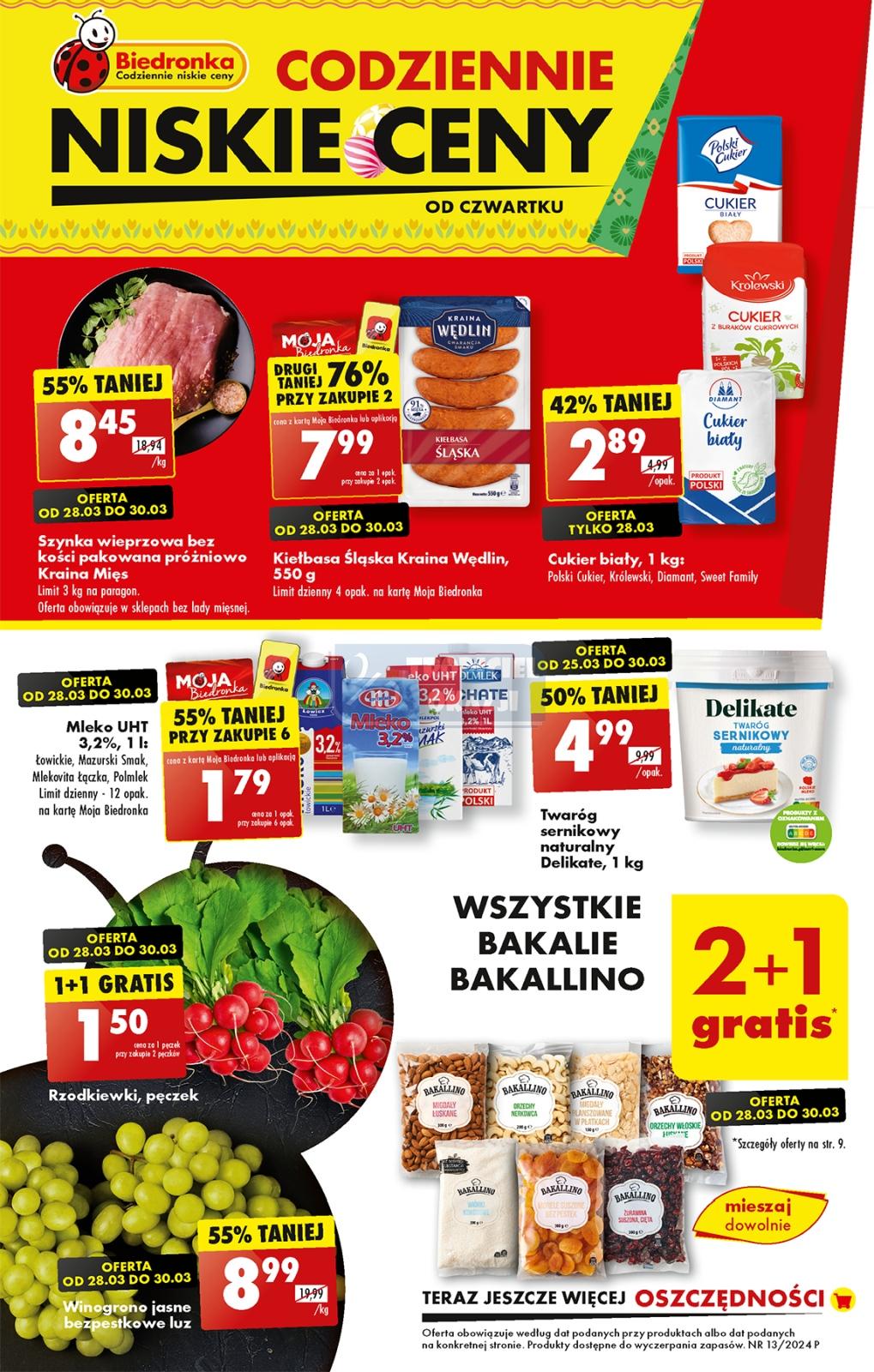 Gazetka promocyjna Biedronka str. 1