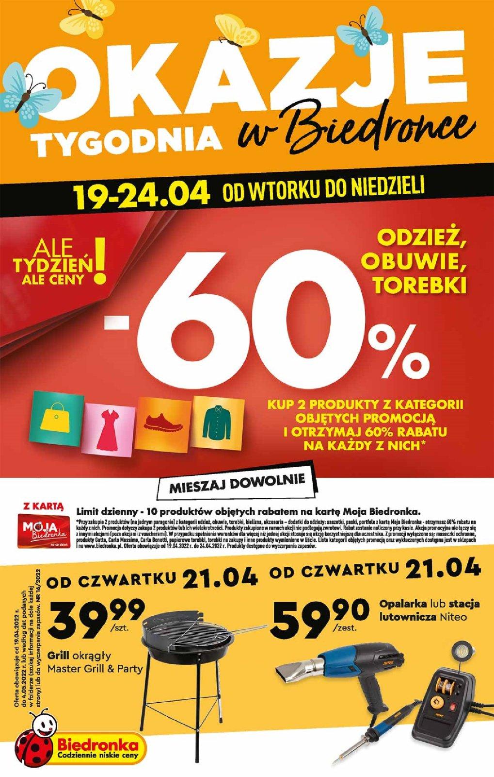 Gazetka promocyjna Biedronka str. 1