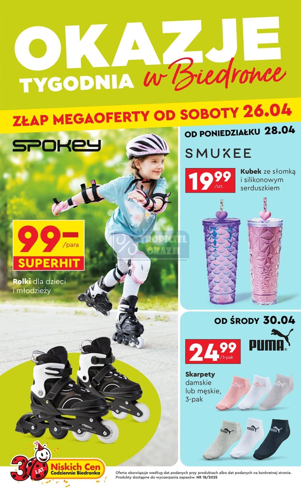 Gazetka promocyjna Biedronka str. 1