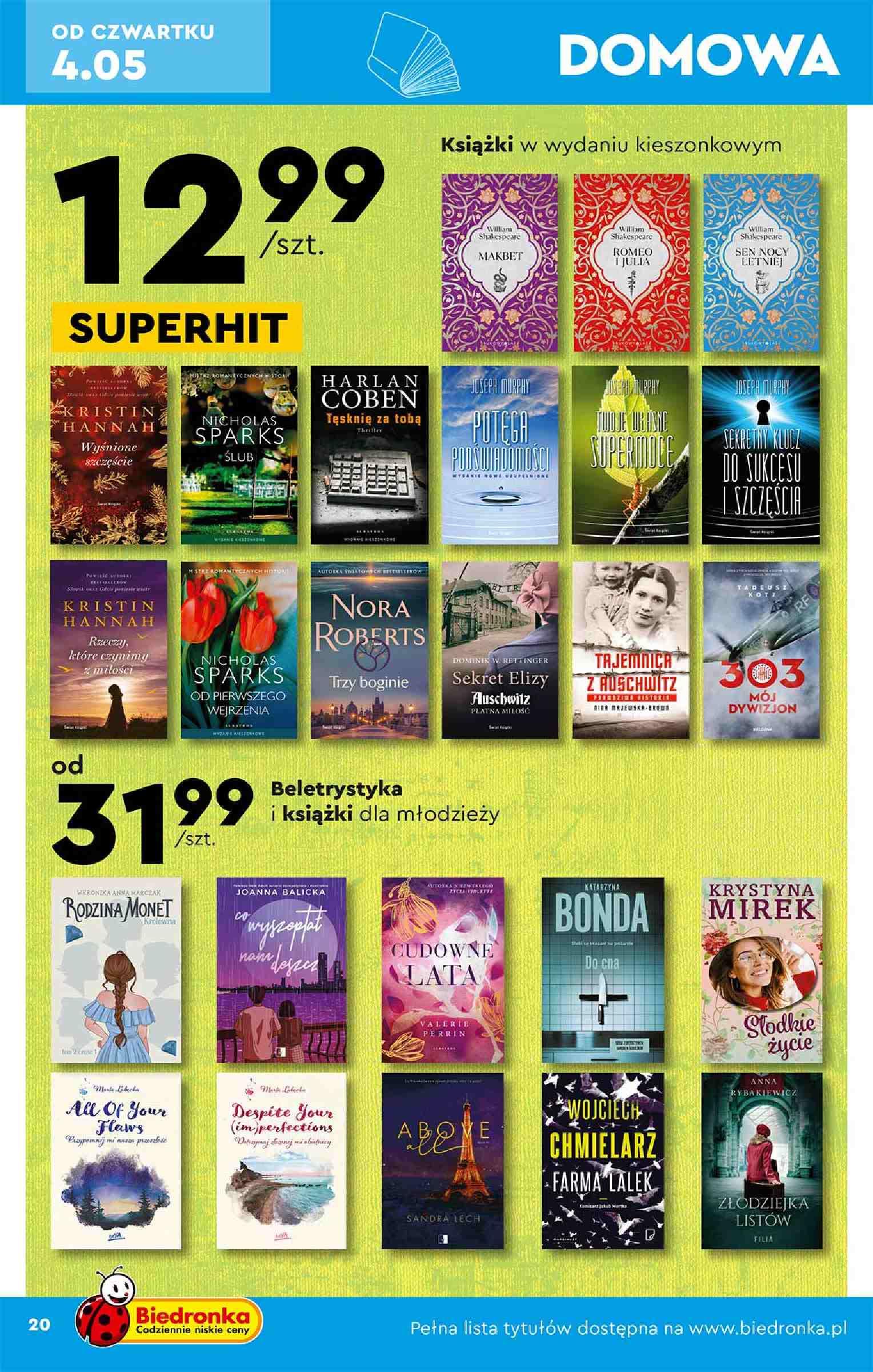 Gazetka promocyjna Biedronka str. 20