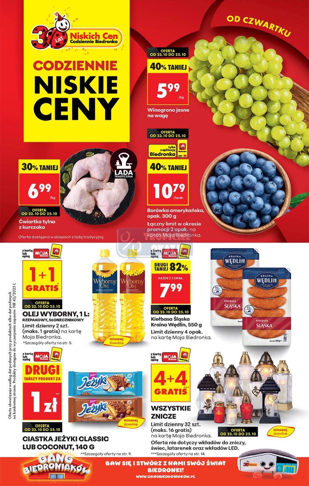 Gazetka promocyjna Biedronka str. 1