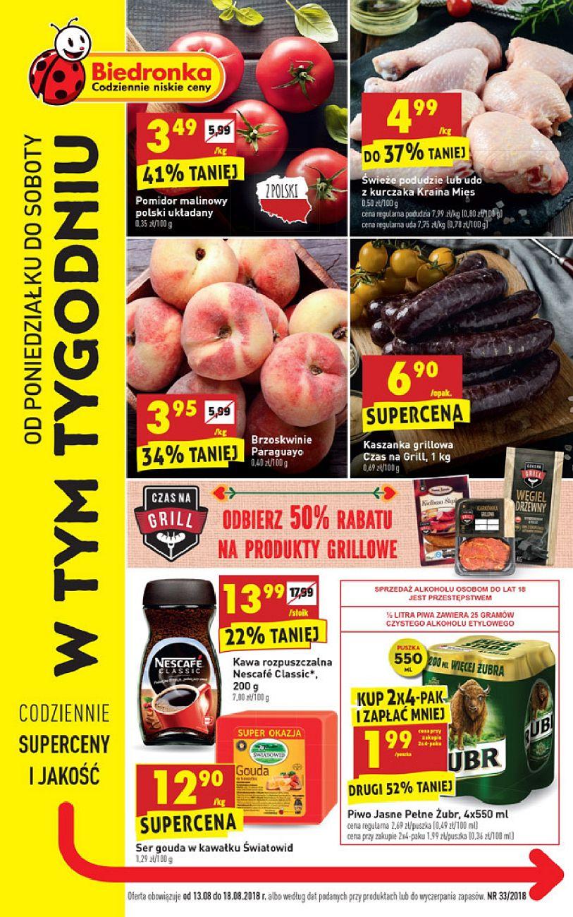 Gazetka promocyjna Biedronka str. 1