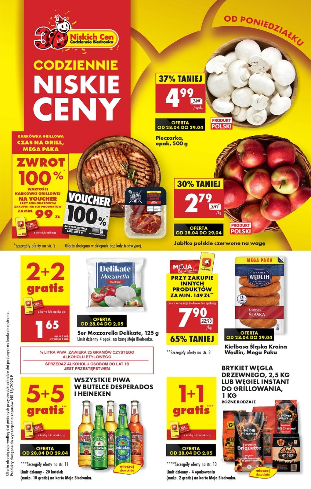 Gazetka promocyjna Biedronka str. 1