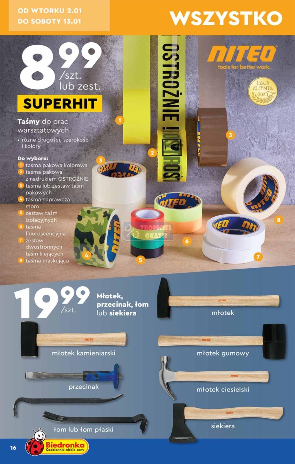 Gazetka promocyjna Biedronka str. 16