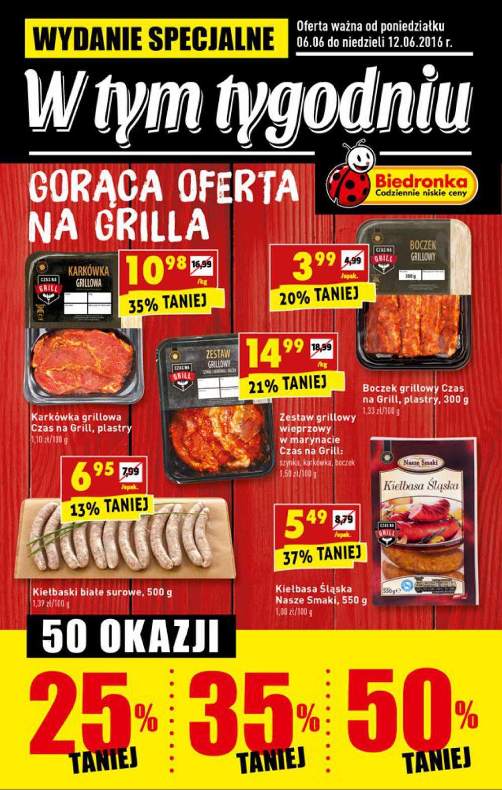 Gazetka promocyjna Biedronka str. 1