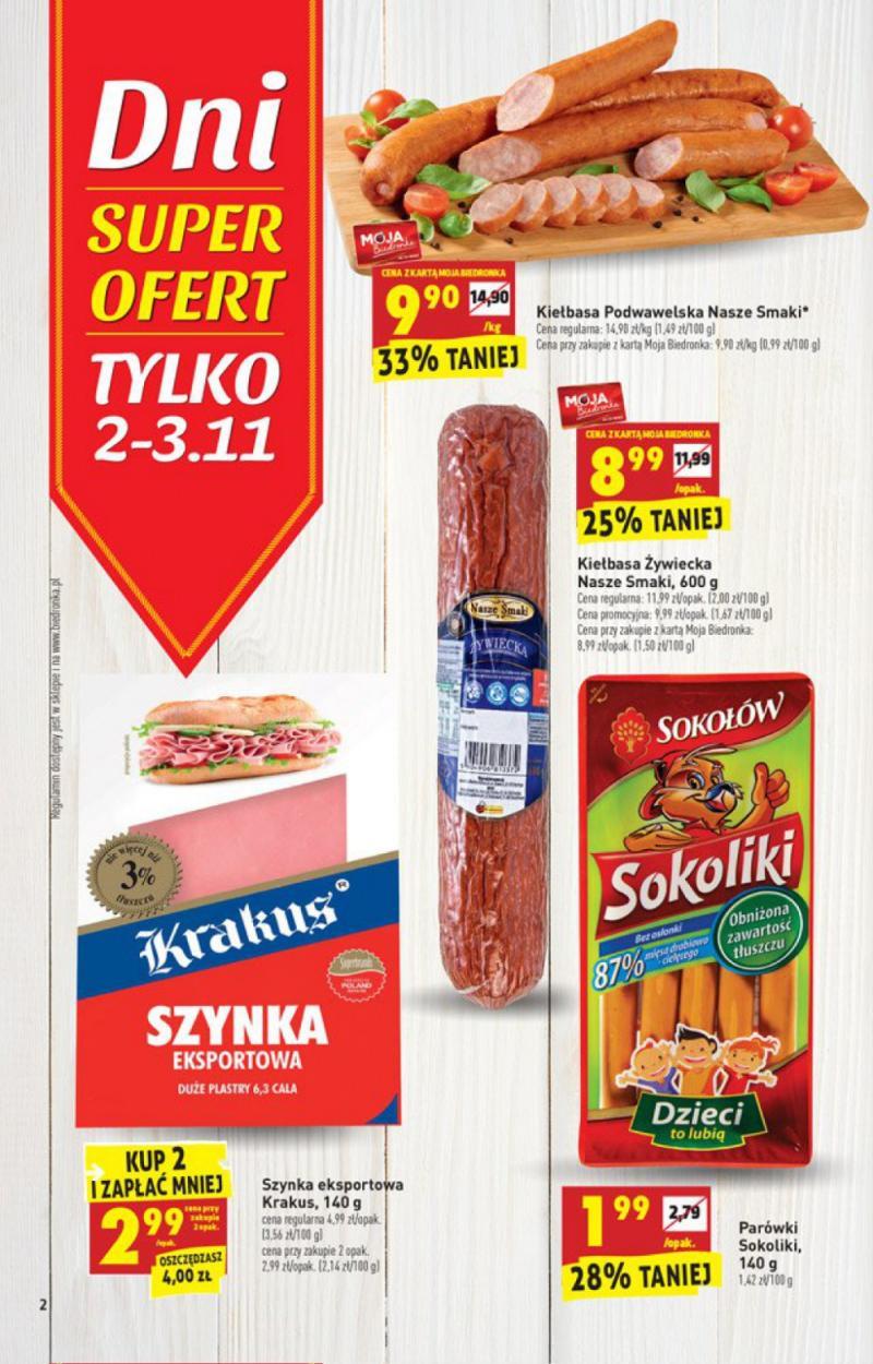 Gazetka promocyjna Biedronka str. 2