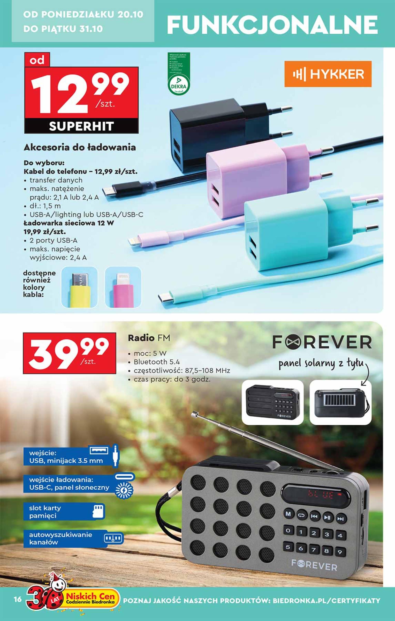 Gazetka promocyjna Biedronka str. 16