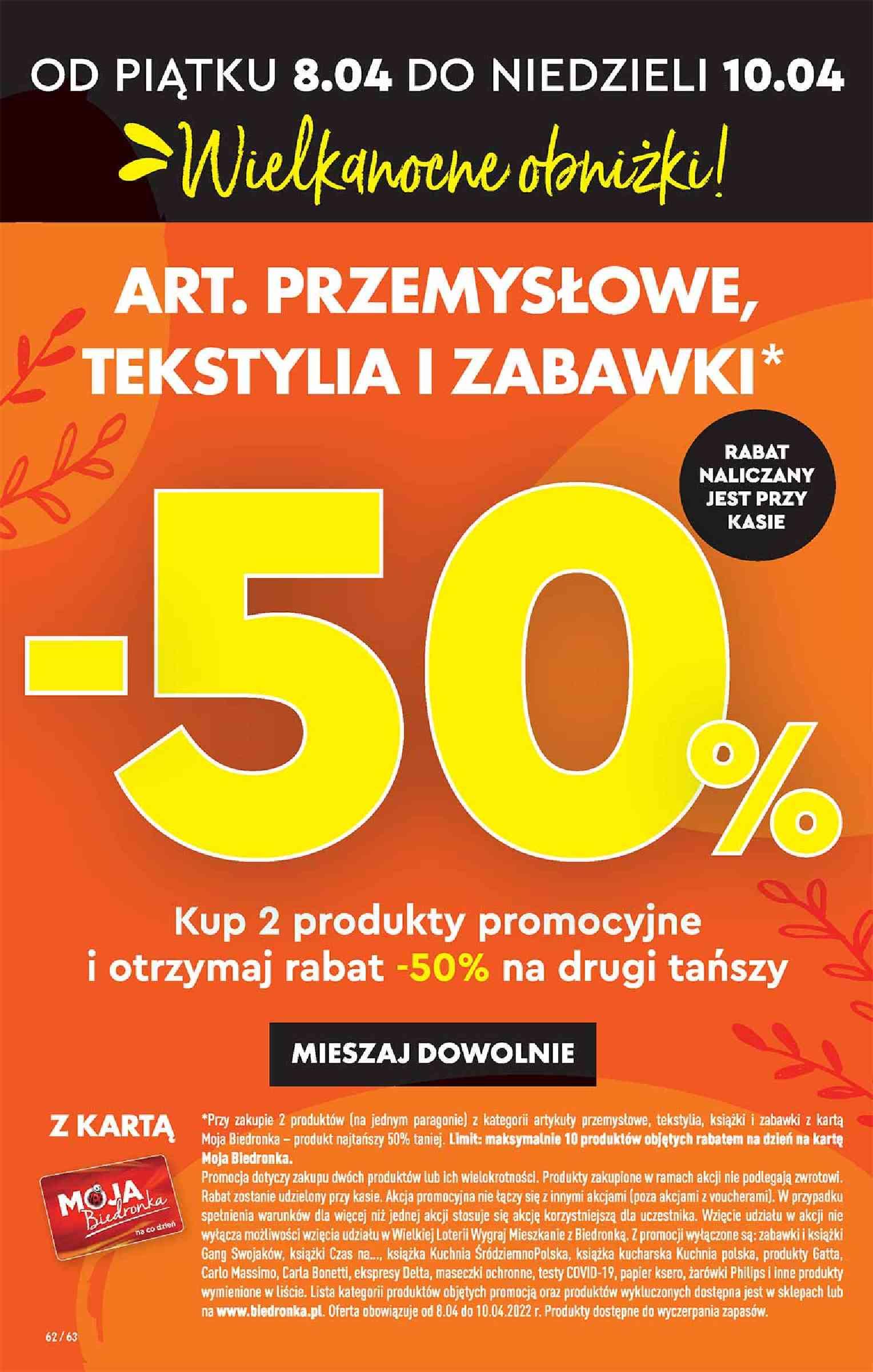 Gazetka promocyjna Biedronka str. 62