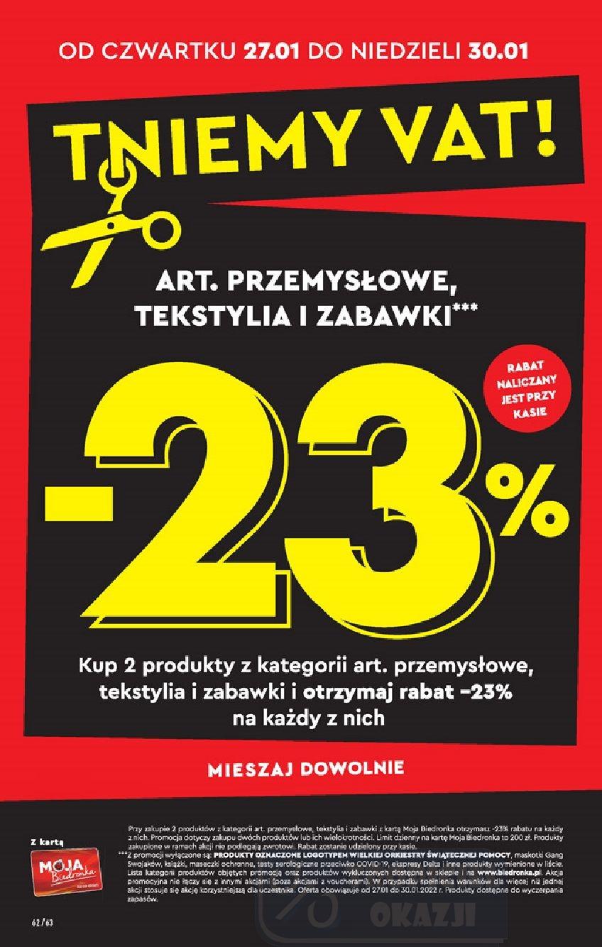 Gazetka promocyjna Biedronka str. 62