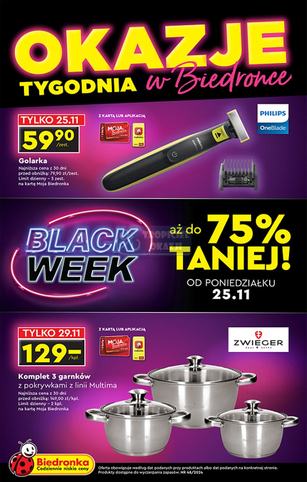 Gazetka promocyjna Biedronka str. 1