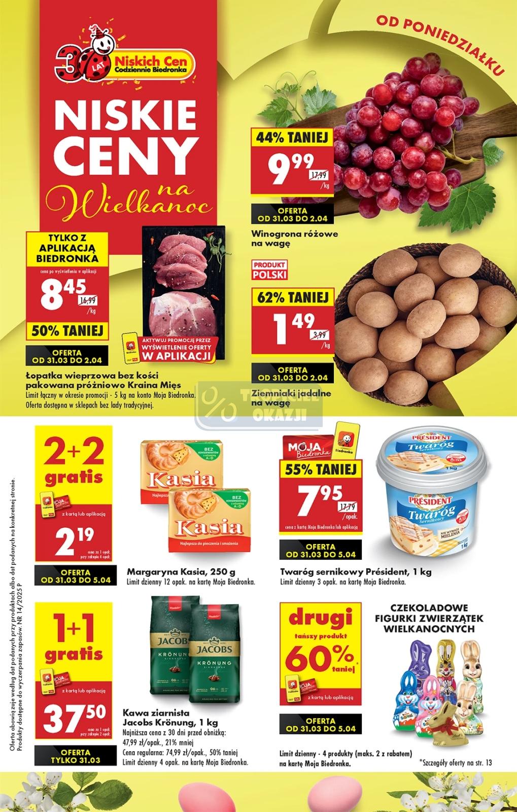 Gazetka promocyjna Biedronka str. 1