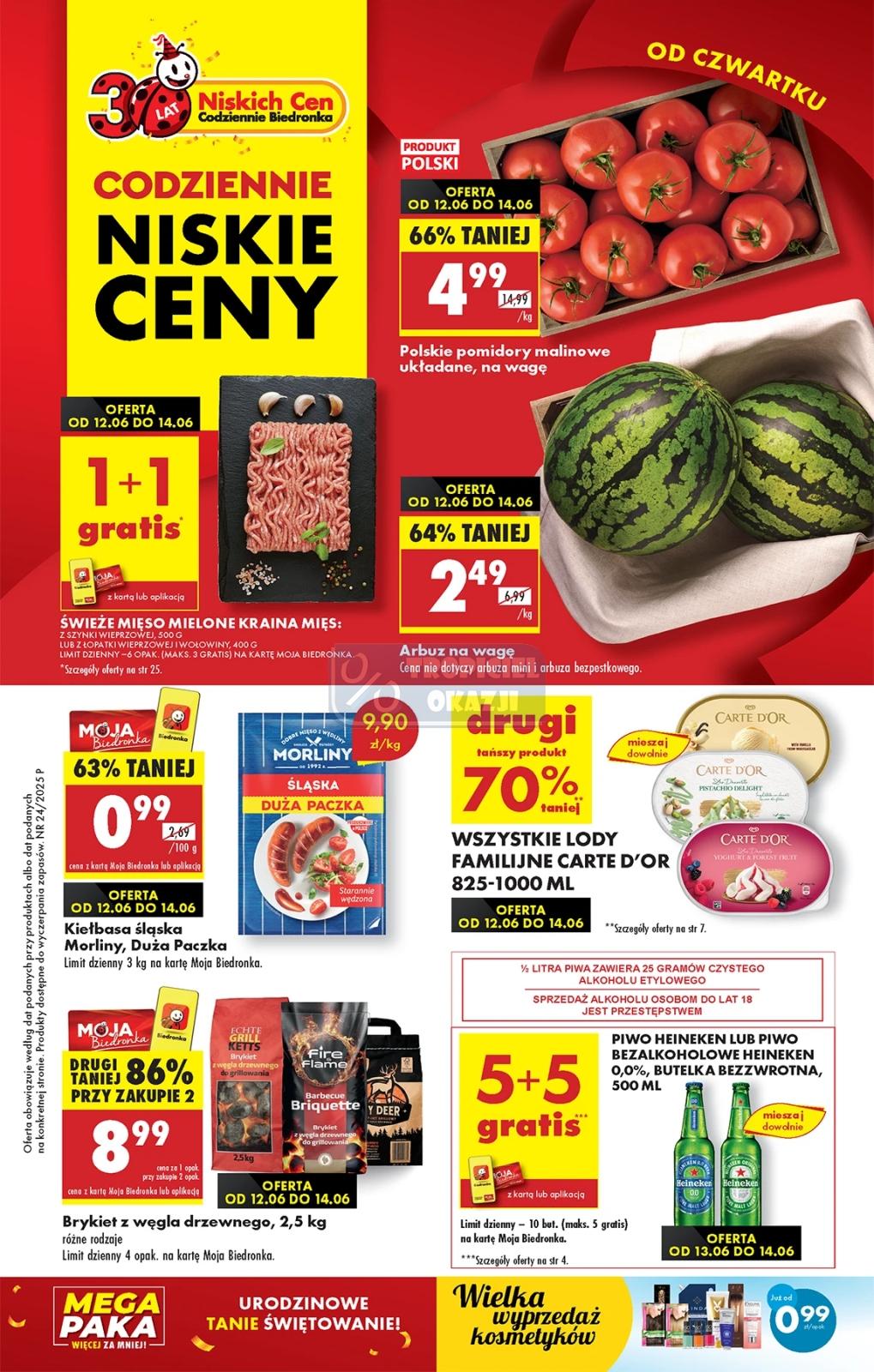 Gazetka promocyjna Biedronka str. 1