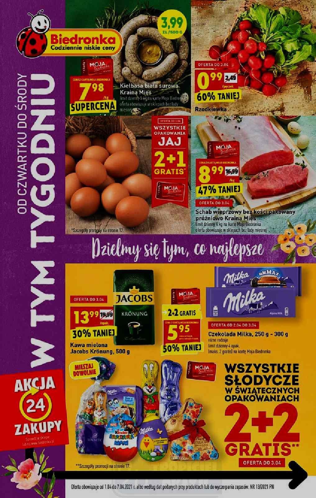 Gazetka promocyjna Biedronka str. 1