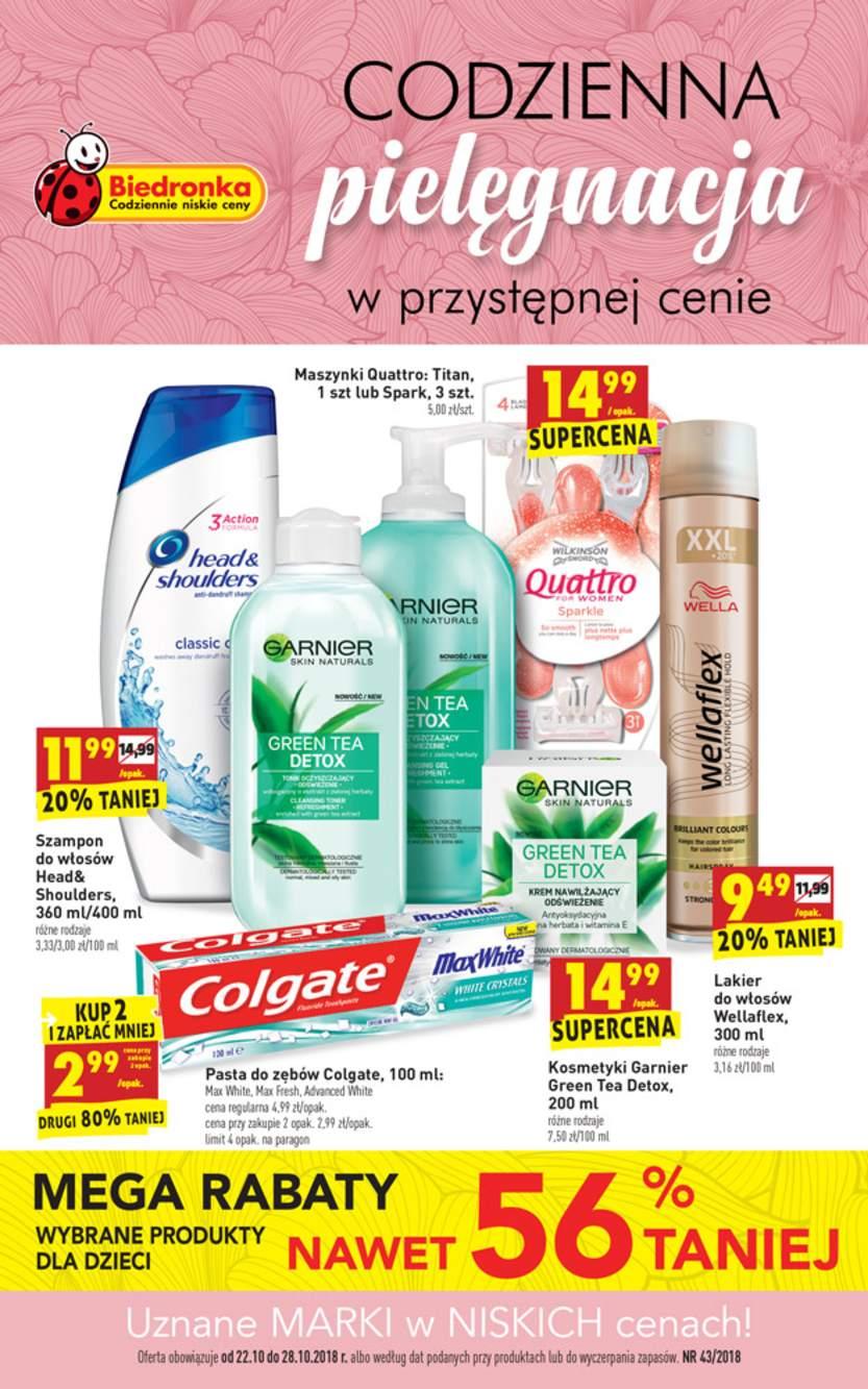 Gazetka promocyjna Biedronka str. 1