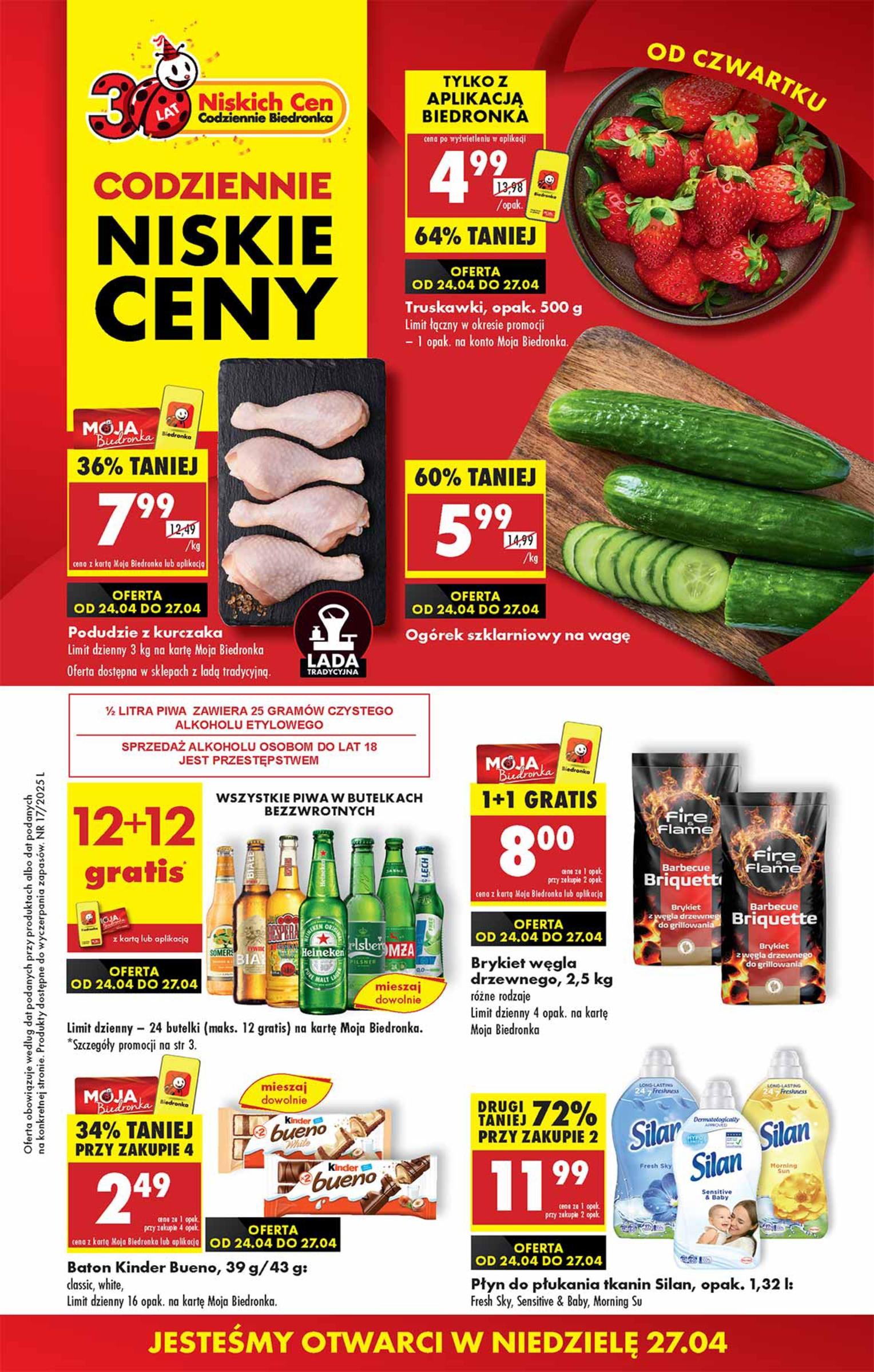 Gazetka promocyjna Biedronka str. 1