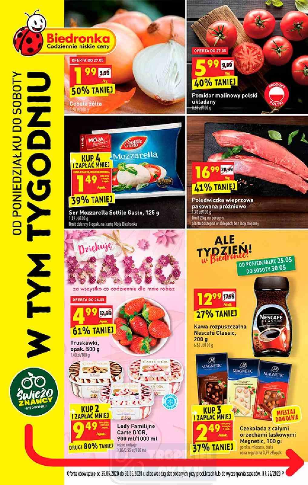 Gazetka promocyjna Biedronka str. 1