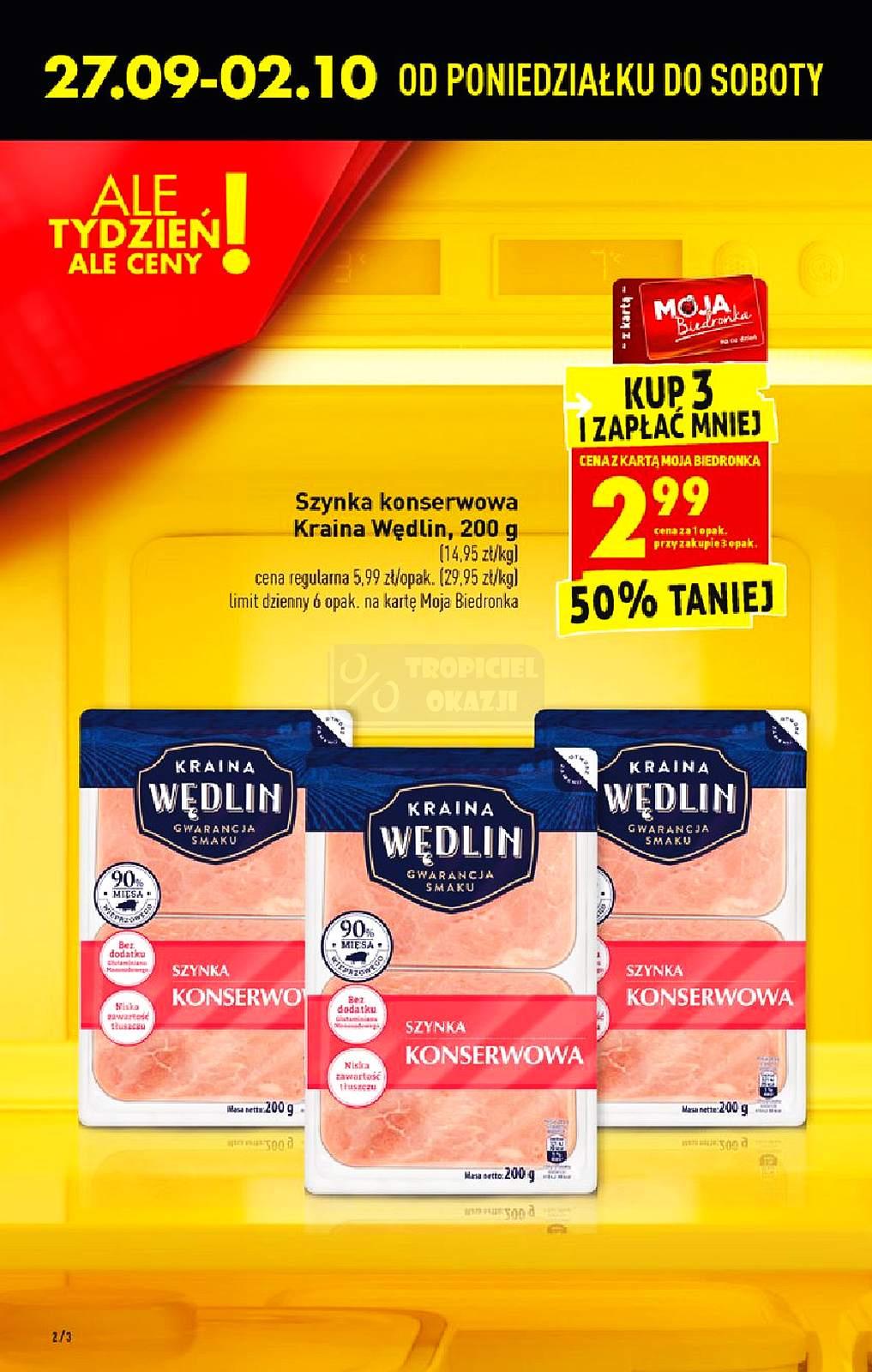 Gazetka promocyjna Biedronka str. 2