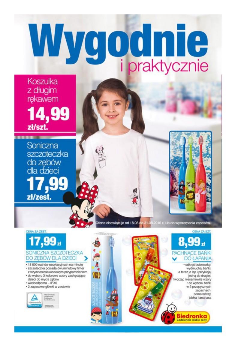 Gazetka promocyjna Biedronka str. 1