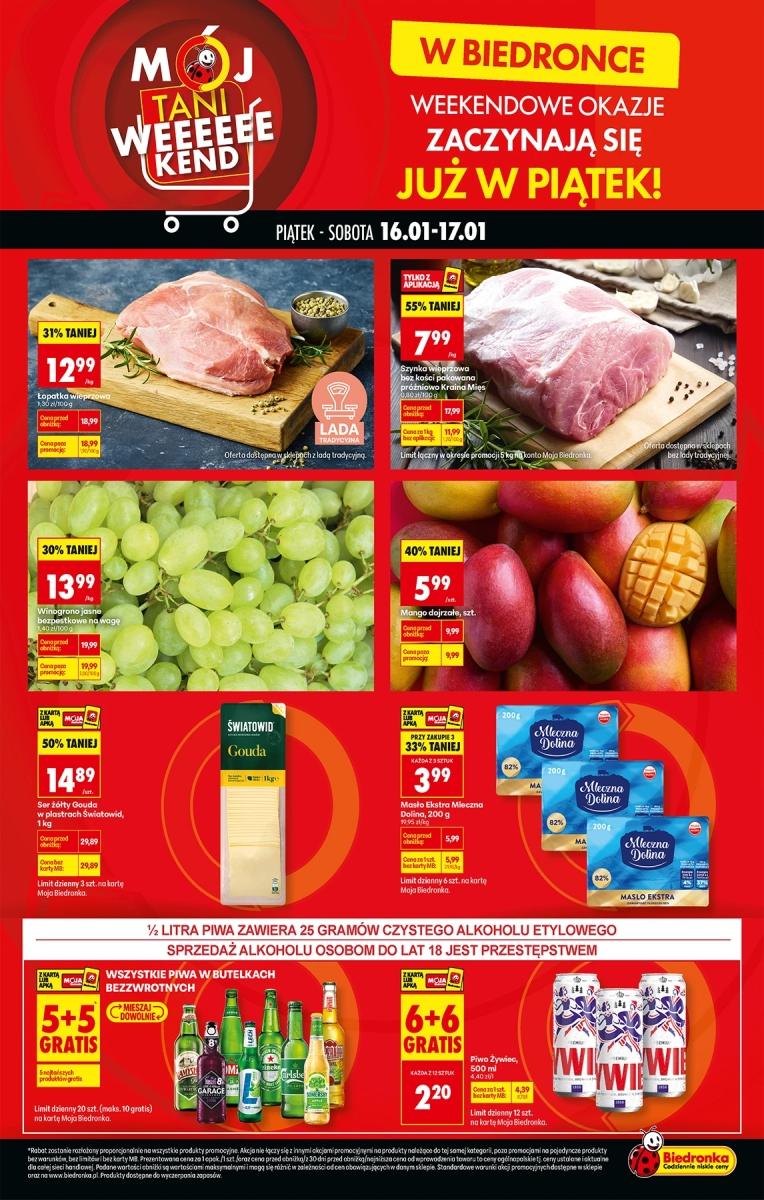 Gazetka promocyjna Biedronka str. 1