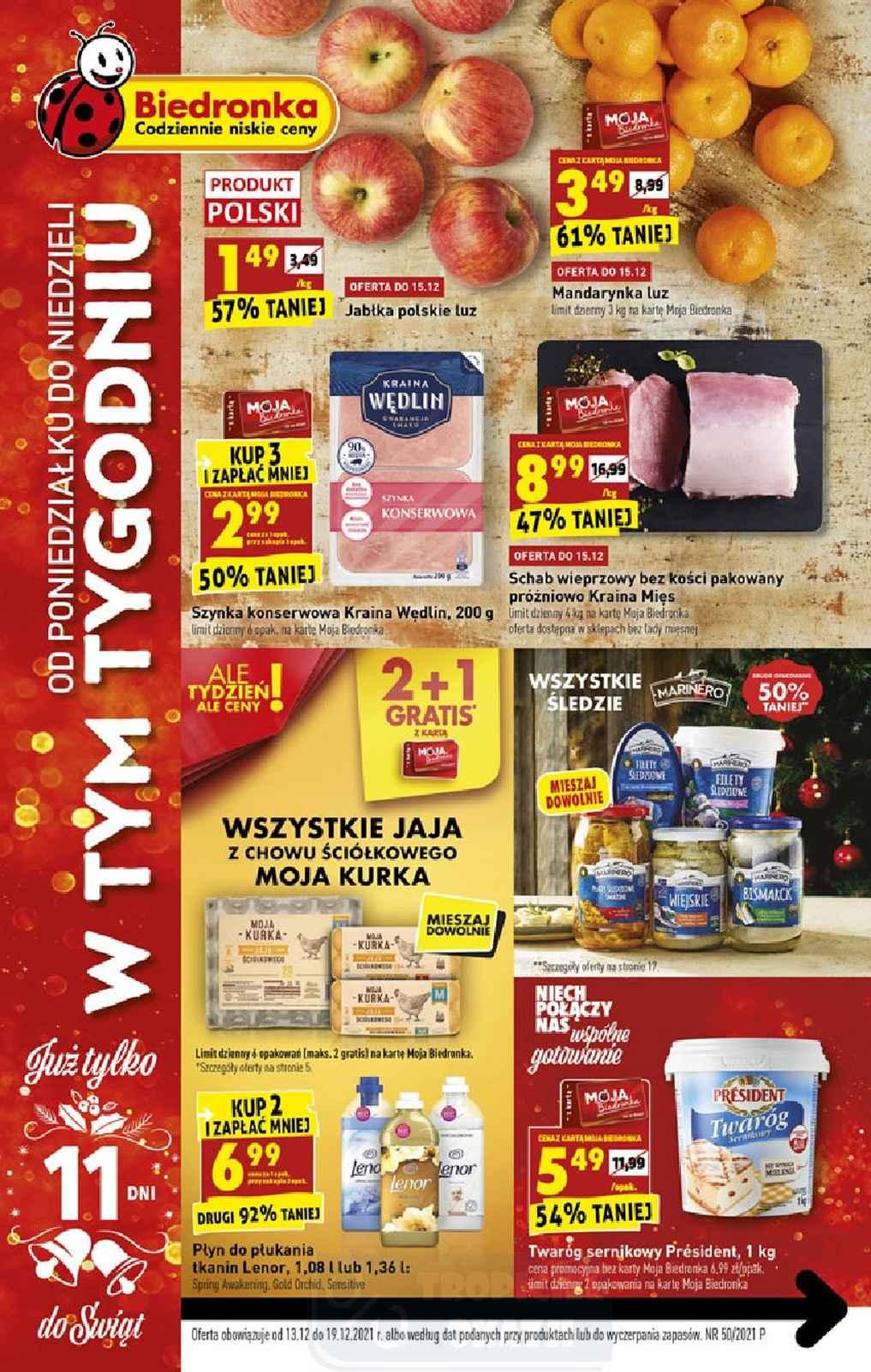 Gazetka promocyjna Biedronka str. 1