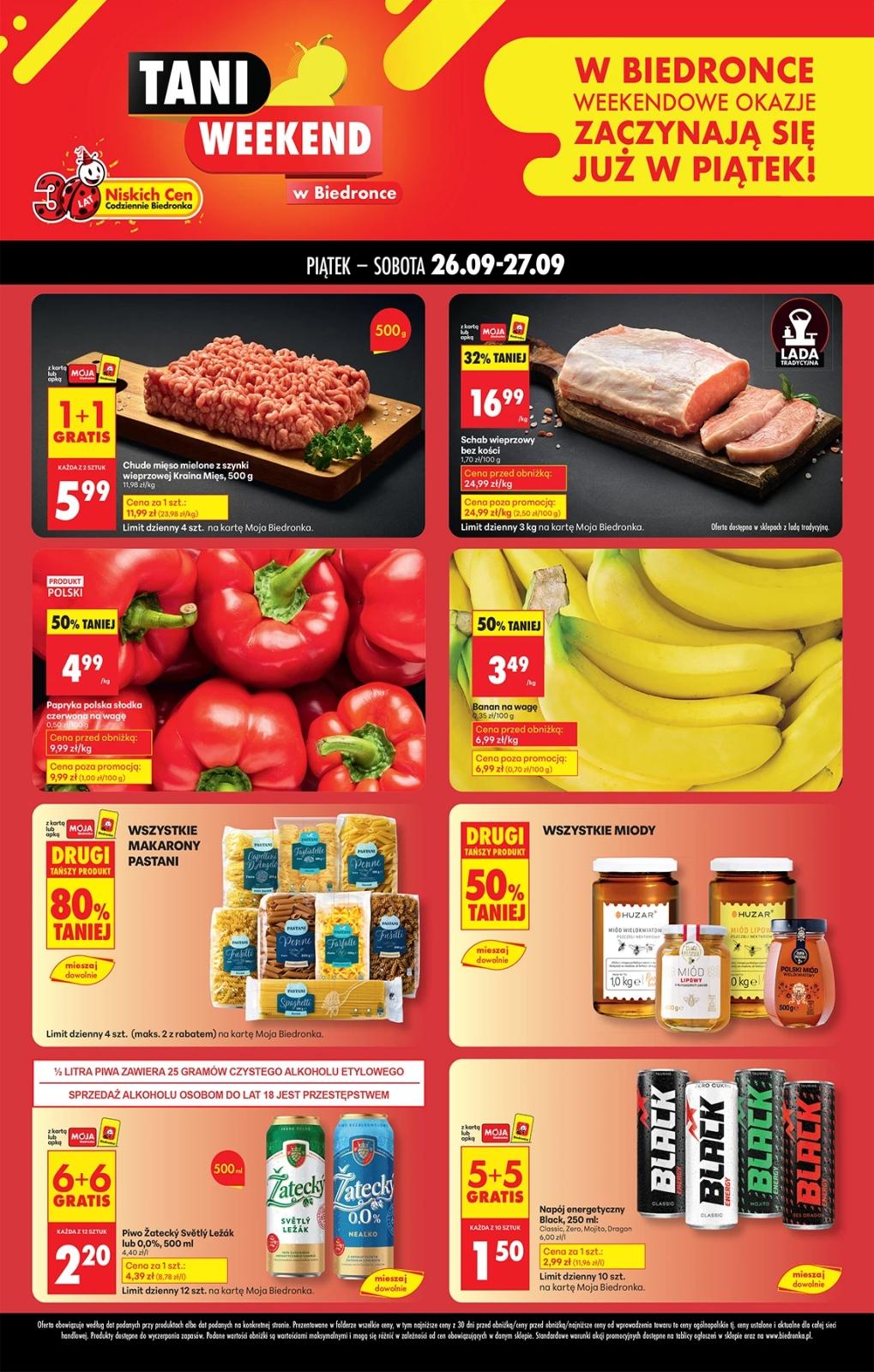 Gazetka promocyjna Biedronka str. 1