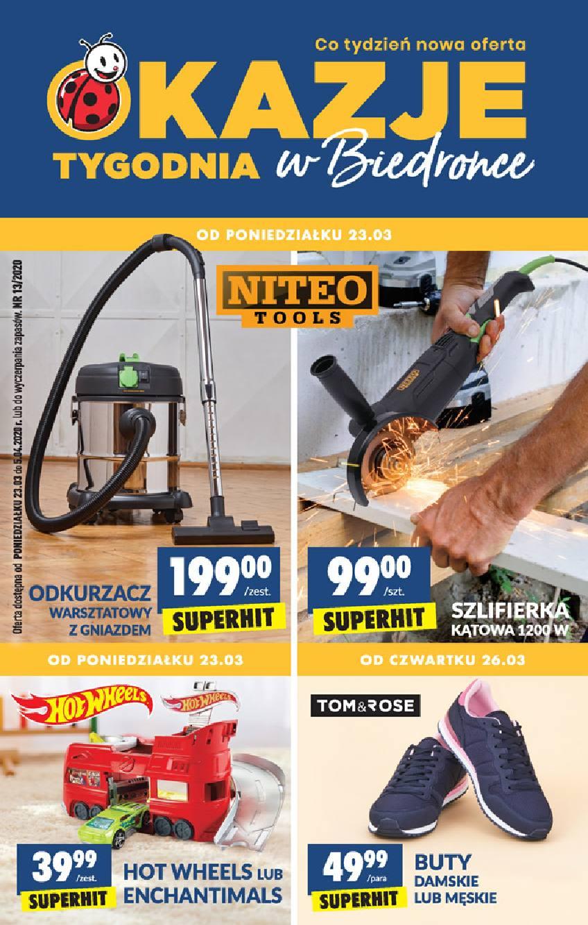 Gazetka promocyjna Biedronka str. 1