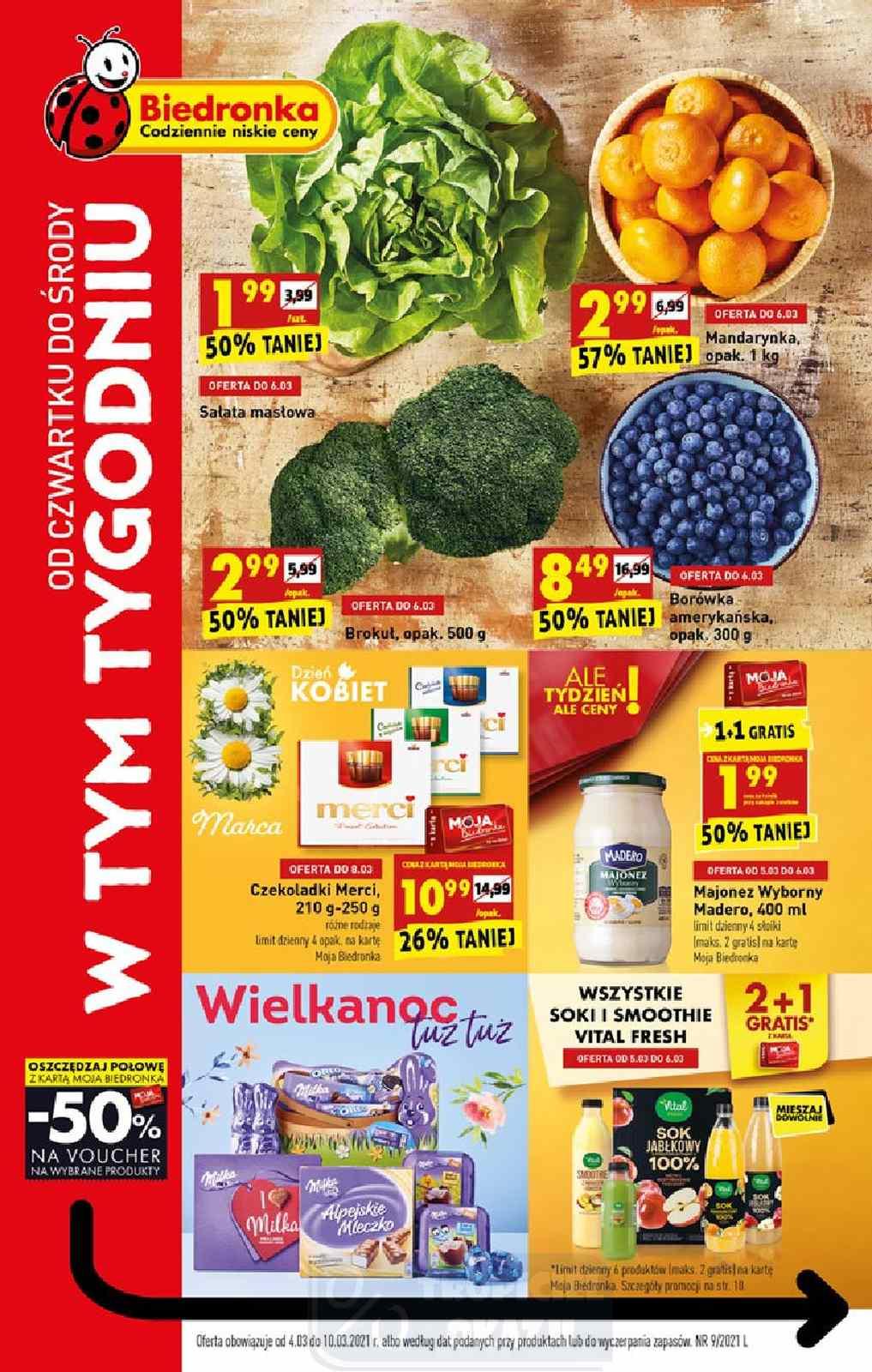 Gazetka promocyjna Biedronka str. 1