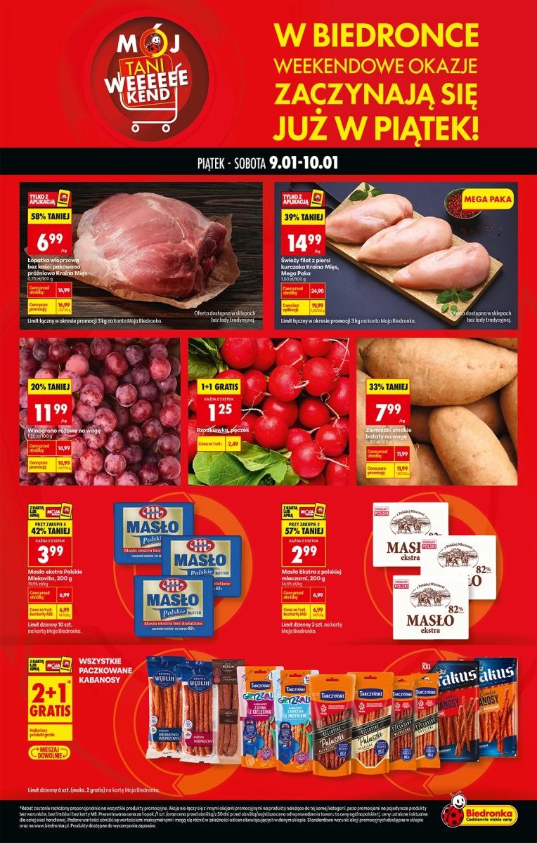 Gazetka promocyjna Biedronka str. 1
